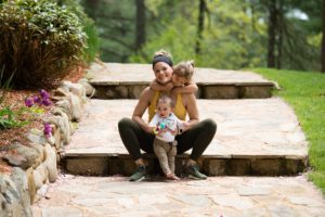 Stacey schaedler with kids